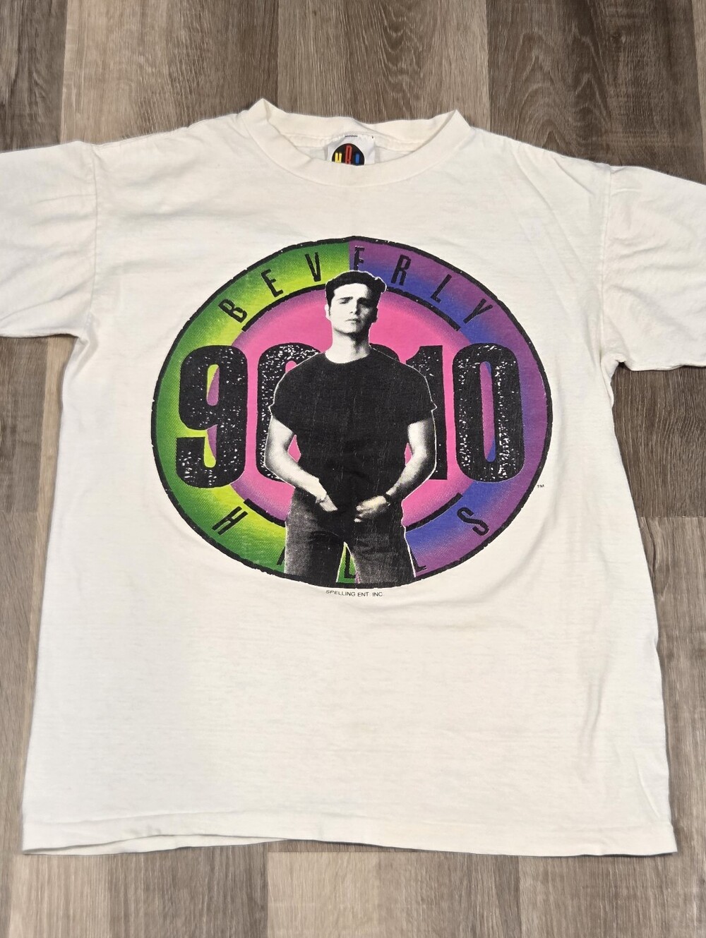 Vintage 90210 Fitted T-shirt Featuring Brandon Walsh Size Large